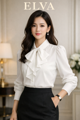 sơ mi kiểu thương hiệu ELVA